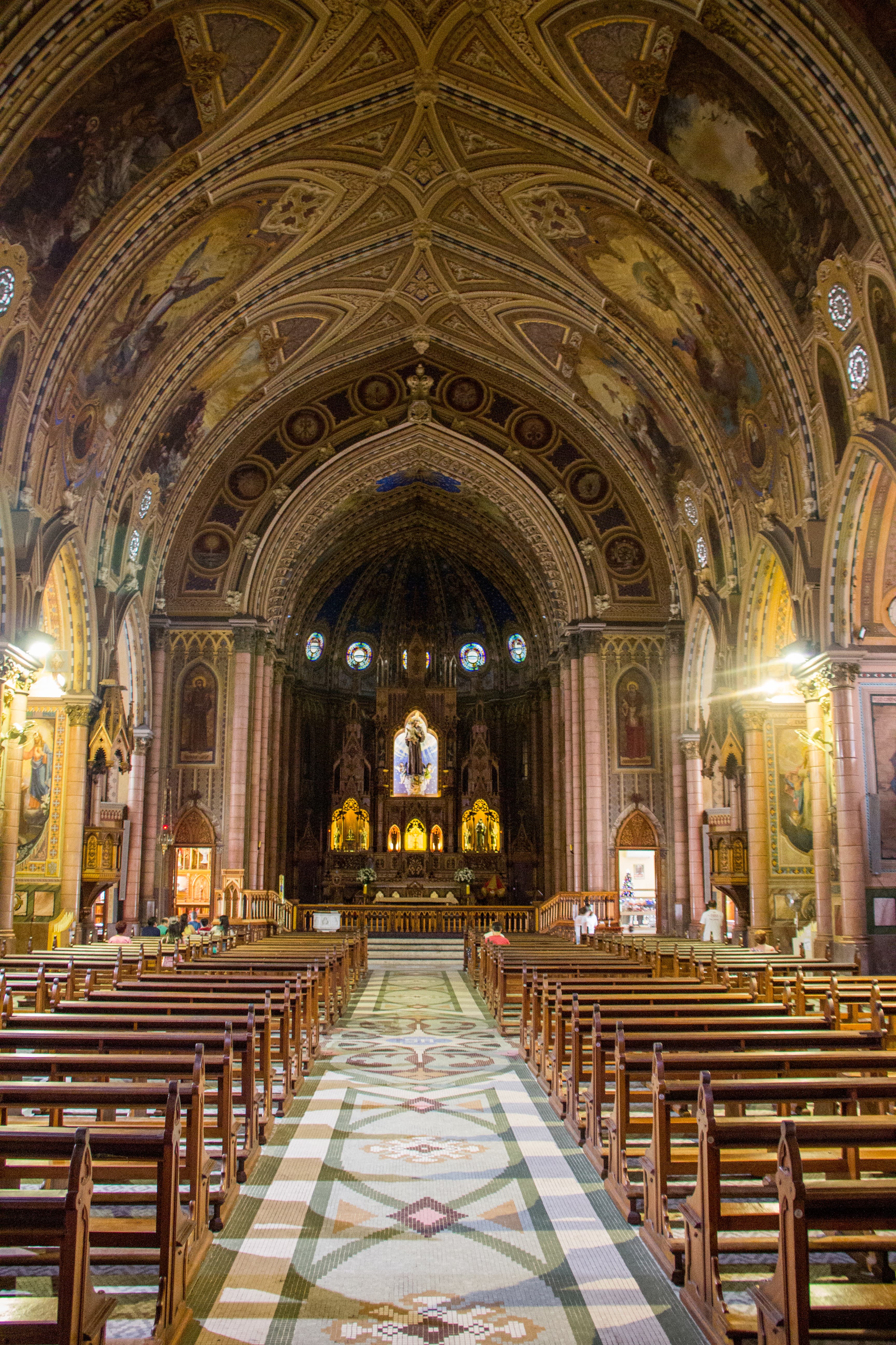 basilica of st. anthony, santos interior