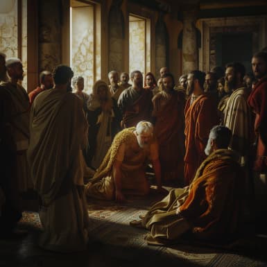 Atos dos Apóstolos 5:5 - E Ananias, ouvindo estas palavras, caiu e expirou. E um grande temor veio sobre todos os que isto ouviram.