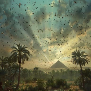 Esodo 10:15 - Ed esse copersero la faccia di tutto il paese, talchè il paese ne fu scurato, e mangiarono tutta l’erba del paese, e tutti i frutti degli alberi, i quali la gragnuola avea lasciati di resto; e non rimase alcun verdume negli alberi, nè nell’erbe dei campi per tutto il paese di Egitto.