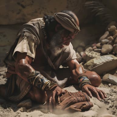 שמות 2:12 - וַיִּפֶן כֹּה וָכֹה וַיַּרְא כִּי אֵין אִישׁ וַיַּךְ אֶת־הַמִּצְרִי וַיִּטְמְנֵהוּ בַּחֹול׃