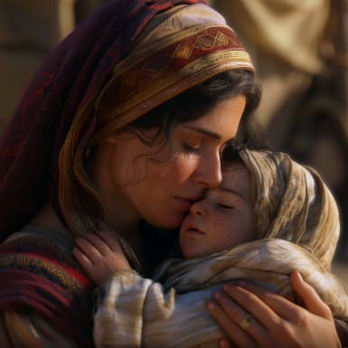 שמות 2:2 - וַתַּהַר הָאִשָּׁה וַתֵּלֶד בֵּן וַתֵּרֶא אֹתֹו כִּי־טֹוב הוּא וַתִּצְפְּנֵהוּ שְׁלֹשָׁה יְרָחִים׃