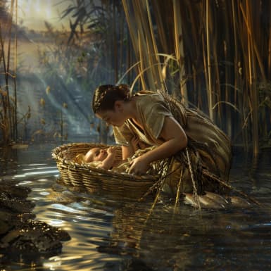 שמות 2:3 - וְלֹא־יָכְלָה עֹוד הַצְּפִינֹו וַתִּקַּח־לֹו תֵּבַת גֹּמֶא וַתַּחְמְרָה בַחֵמָר וּבַזָּפֶת וַתָּשֶׂם בָּהּ אֶת־הַיֶּלֶד וַתָּשֶׂם בַּסּוּף עַל־שְׂפַת הַיְאֹר׃