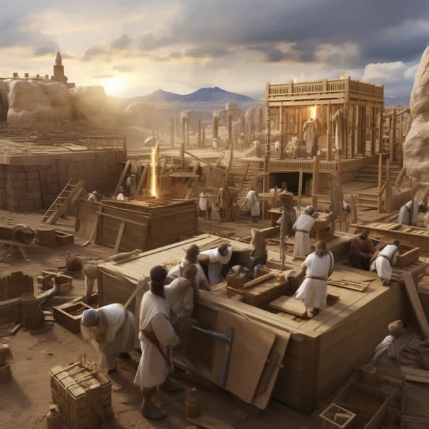 Исход 36 - Строительство Скинии.