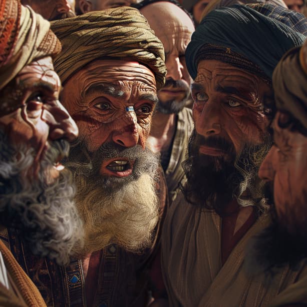 Esodo 5:20 - quando uscirono d’appresso a Faraone, scontrarono Mosè ed Aaronne, che si presentarono davanti a loro.