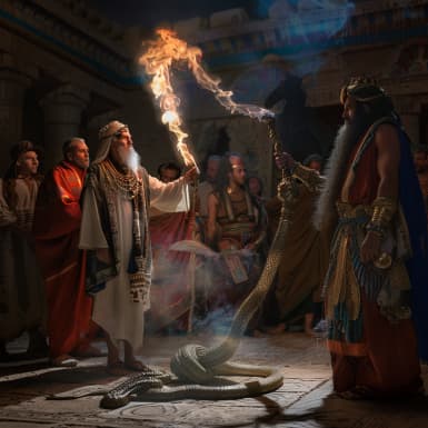 שמות 7:11 - וַיִּקְרָא גַּם־פַּרְעֹה לַחֲכָמִים וְלַמְכַשְּׁפִים וַיַּעֲשׂוּ גַם־הֵם חַרְטֻמֵּי מִצְרַיִם בְּלַהֲטֵיהֶם כֵּן׃