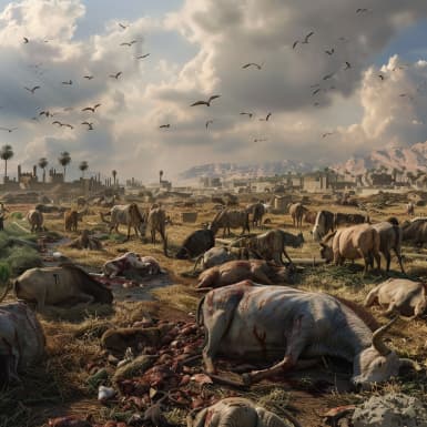 שמות 9:6 - וַיַּעַשׂ יְהוָה אֶת־הַדָּבָר הַזֶּה מִמָּחֳרָת וַיָּמָת כֹּל מִקְנֵה מִצְרָיִם וּמִמִּקְנֵה בְנֵי־יִשְׂרָאֵל לֹא־מֵת אֶחָד׃