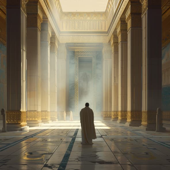 Hesekiel 42 - Templets inre gårdar