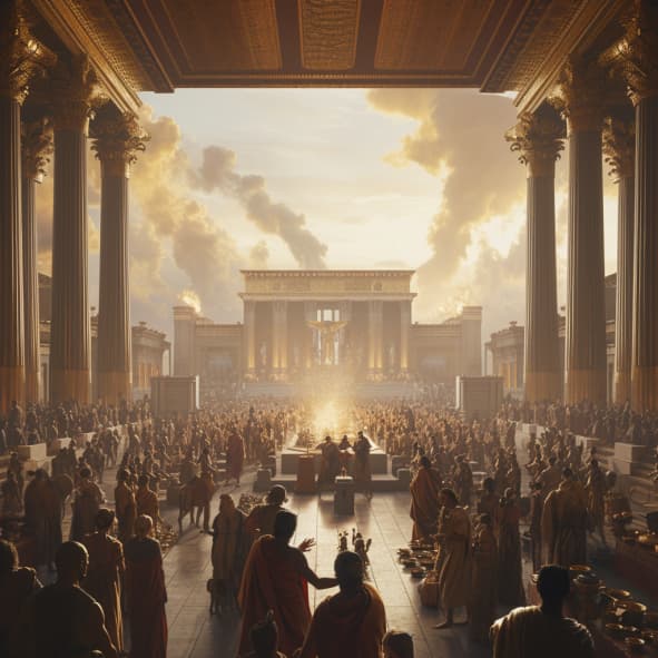 Hesekiel 46 - Vördnaden i det nya templet