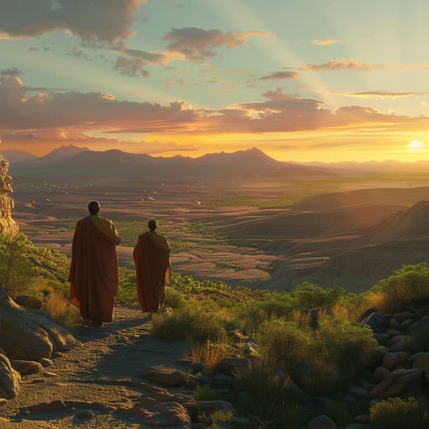 Genesis 13:9 - Zdaliž není před tebou všecka země? Odděl se, prosím, ode mne. Půjdeš-li na levo, já na pravo se držeti budu; pakli půjdeš na pravo, na levo se držeti budu.