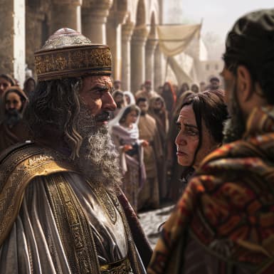 Genesis 20:14 - Tedy vzav Abimelech ovce a voly, služebníky také a děvky, dal je Abrahamovi; a navrátil mu Sáru manželku jeho.