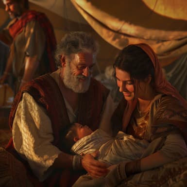 Genesis 21:2 - Nebo počala a porodila Sára Abrahamovi syna v starosti jeho, v ten čas, kterýž předpověděl Bůh.