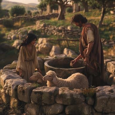 Yaratılış 29:12 - Rahele baba tarafından akraba olduklarını, Rebekanın oğlu olduğunu anlattı. Rahel koşup babasına haber verdi.