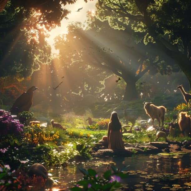 Genesis 2:9 - A vyvedl Hospodin Bůh z země všeliký strom na pohledění libý, a ovoce k jídlu chutné; též strom života u prostřed ráje, i strom vědění dobrého a zlého.