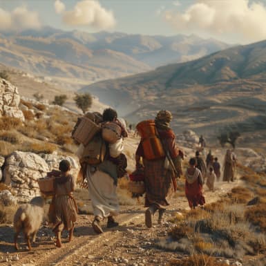 Genesis 31:21 - Takž ušel se vším, což měl; a vstav, přepravil se přes řeku, a bral se přímo k hoře Galádské.