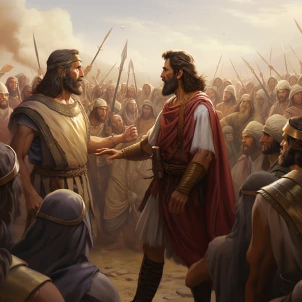 Genesis 33 - Jakub se setkává s Ezauem