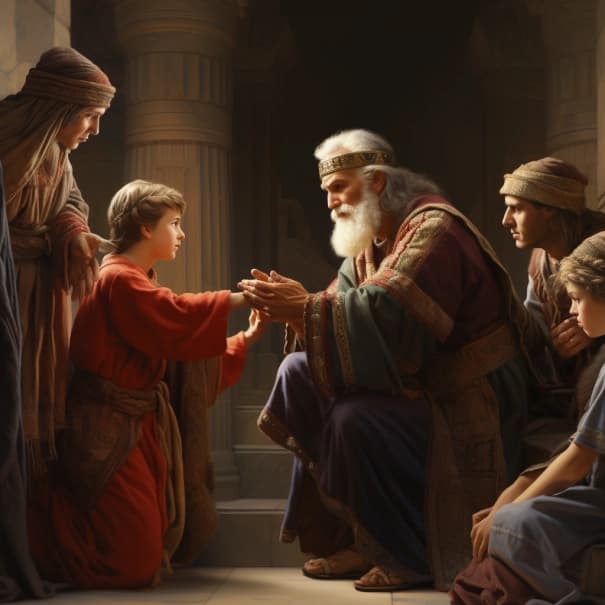 Genesis 48 - Jakub žehná syny Josefovy