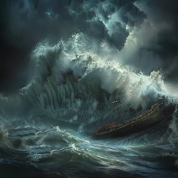 Genesis 6:7 - Tedy řekl Hospodin: Vyhladím z země člověka, kteréhož jsem stvořil, od člověka až do hovada, až do zeměplazu, až i do ptactva nebeského; nebo líto mi, že jsem je učinil.