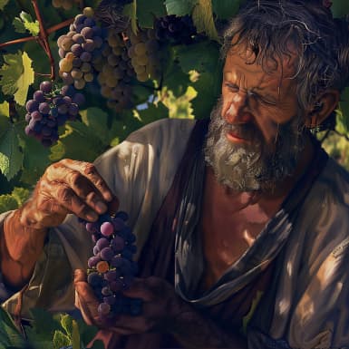 Genesis 9:20 - Noé pak obíraje se s zemí, začal dělati vinice.