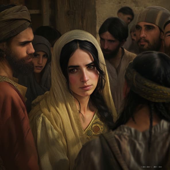 ヨハネ福音書 8 - イエスと不貞を取り締まられた女