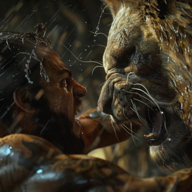 ผู้วินิจฉัย 14:6 - พระวิญญาณของพระเยโฮวาห์ก็ทรงสถิตกับแซมสันอย่างมาก ท่านจึงฉีกสิงโตออกอย่างคนฉีกลูกแพะ ทั้งที่ไม่มีอะไรในมือ แต่ท่านมิได้บอกให้บิดาหรือมารดาของท่านทราบว่าท่านได้ทำอะไรไป