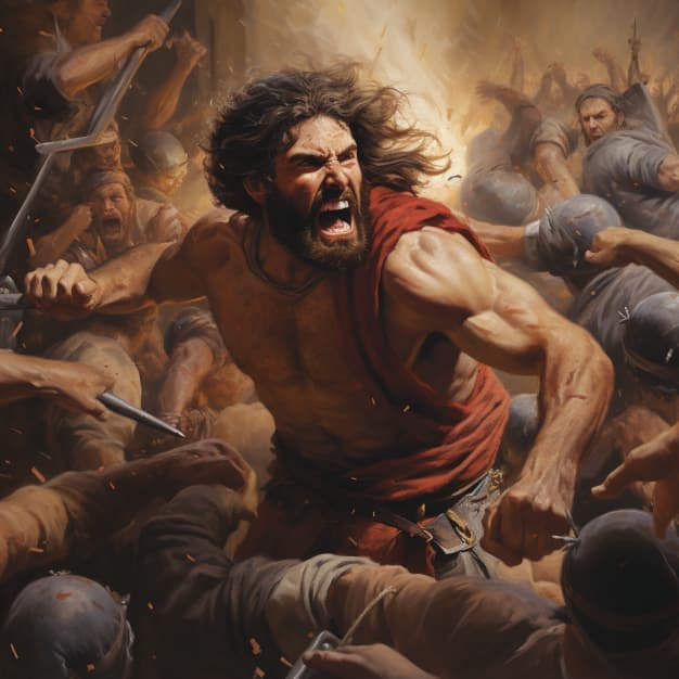 Judecători 15 - Răzbunarea lui Samson cu osul maxilarului