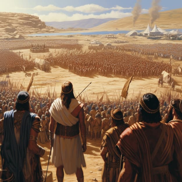 Judecători 7 - Oamenii lui Gideon, 300.