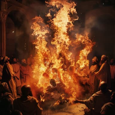 利未记 10:2 - 就有火从 耶和华面前出来,把他们吞灭,他们就死在 耶和华面前。