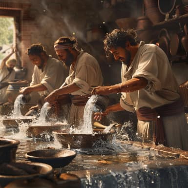 Левит. 11:32 - И все, на что упадет которое-нибудь из них мертвое, всякий деревянный сосуд, или одежда, или кожа, или мешок, и всякая вещь, которая употребляется на дело, будут нечисты: в воду должно положить их, и нечисты будут до вечера, потом будут чисты;