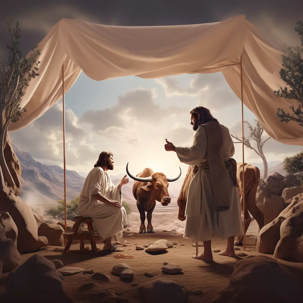 利未记 9 - 亚伦担任大祭司的第一天