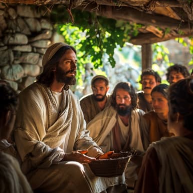 مرقس 12:1 - وابتدأ يقول لهم بامثال انسان غرس كرما واحاطه بسياج وحفر حوض معصرة وبنى برجا وسلمه الى كرامين وسافر.