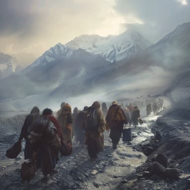 Markos 13:14 - "Yıkıcı iğrenç şeyin, bulunmaması gereken yerde dikildiğini gördüğünüz zaman -okuyan anlasın- Yahudiyede bulunanlar dağlara kaçsın.