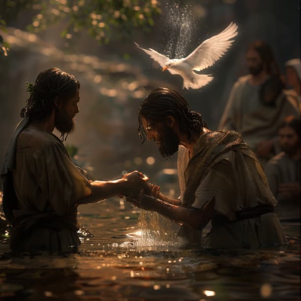 مرقس 1:9 - وفي تلك الايام جاء يسوع من ناصرة الجليل واعتمد من يوحنا في الاردن.