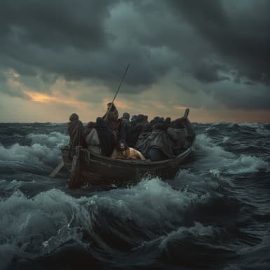 Evangelium podle Marka 4:35 - I řekl jim v ten den, když již bylo večer: Plavme se na druhou stranu.