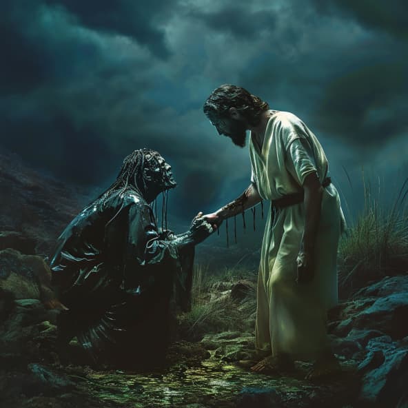 Evangelium podle Marka 5 - Ježíš uzdravuje muže posedlého démonem