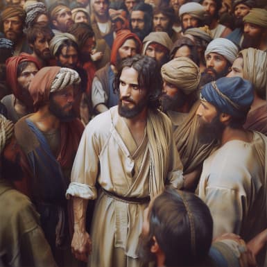 Evangelium podle Marka 6:34 - Tedy vyšed Ježíš, uzřel zástup mnohý, a slitovalo mu se jich, že byli jako ovce, nemající pastýře. I počal je učiti mnohým věcem.