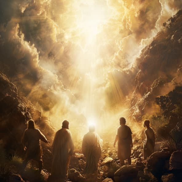 Evangelium podle Marka 9 - Proměnění, Uzdravení posedlého chlapce