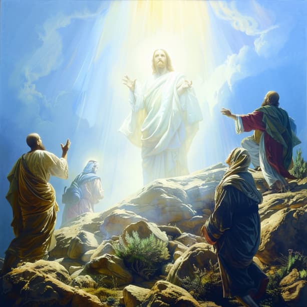 Evangelium podle Marka 9:2 - A po šesti dnech pojal Ježíš Petra a Jakuba a Jana, i uvedl je na horu vysokou soukromí samy, a proměnil se před nimi.