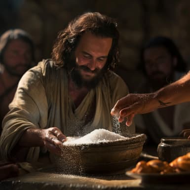 Evangelium podle Marka 9:49 - Nebo každý člověk ohněm bude solen, a všeliká obět solí bude osolena.