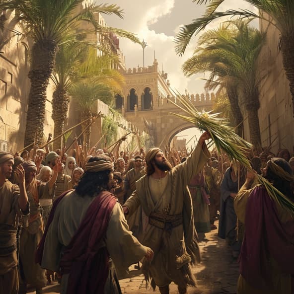 Matouš 21 - Vítězný vjezd do Jeruzaléma