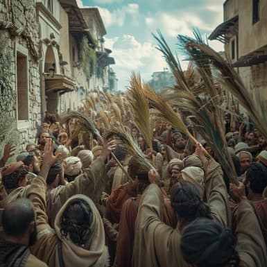 Mateo 21:8 - Y la compañía, que era muy numerosa, tendía sus mantos en el camino: y otros cortaban ramos de los árboles, y los tendían por el camino.