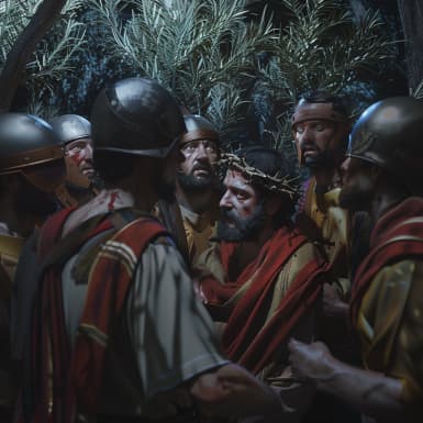 Matouš 26:47 - A když on ještě mluvil, aj, Jidáš, jeden ze dvanácti, přišel, a s ním zástup mnohý s meči a s kyjmi, poslaných od předních kněží a starších lidu.