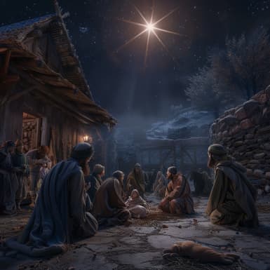 马太福音 2:10 - 他们看见那星,就大大的欢喜;