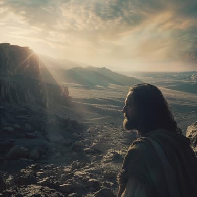 Matteuksen evankeliumi 4:1 - Silloin vietiin Jesus hengeltä korpeen kiusattaa perkeleeltä.