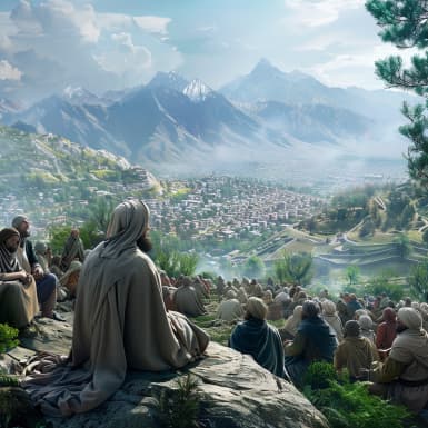 Matteuksen evankeliumi 5:2 - Niin hän avasi suunsa, opetti heitä ja sanoi: