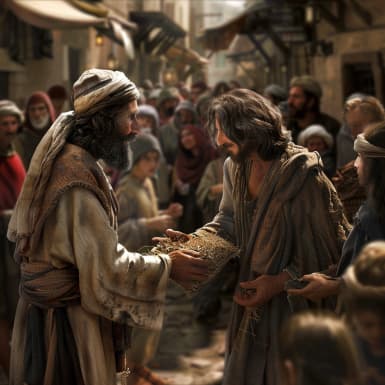 Matteuksen evankeliumi 6:4 - Että almus olis salaisuudessa, ja Isäs, joka salaisuudessa näkee, maksais sinulle julkisesti.