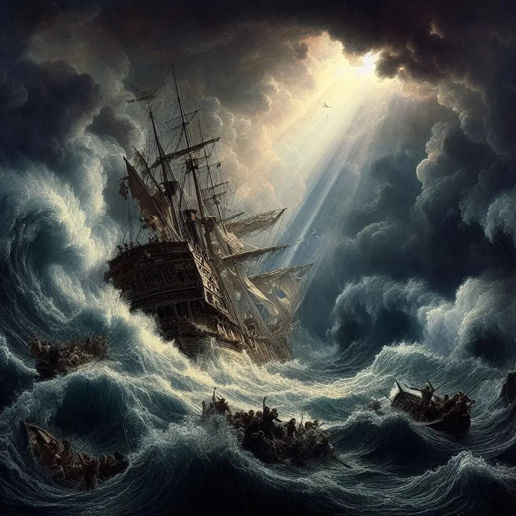 Psalmii 107:24 - aceia au văzut lucrările Domnului şi minunile Lui în mijlocul adîncului.