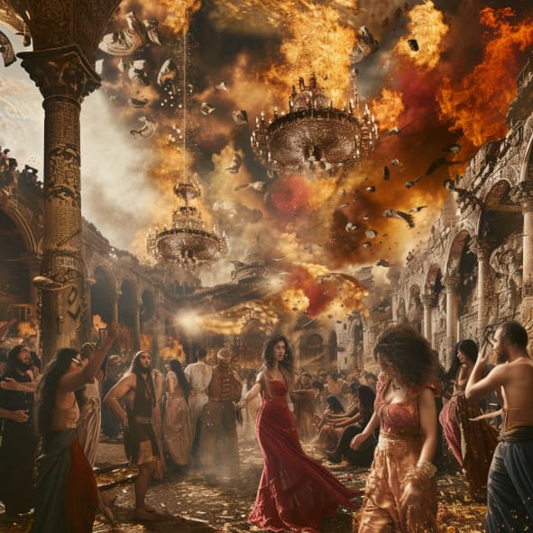 Откровение 17 - Большая блудница и Зверь